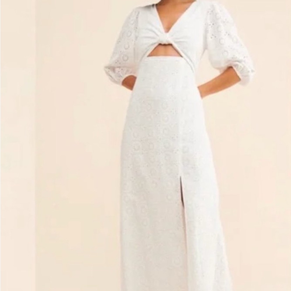 Hutch Anthropologie Eyelet Cutout Maxi
Dress